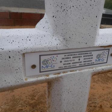 SEVENSTER Jacobus Johannes 1943-2019