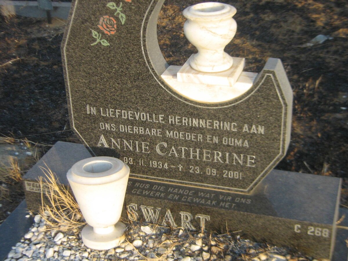 SWART Annie Catherine 1934-2001