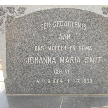 SMIT Johanna Maria nee NEL 1884-1969