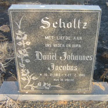 SCHOLTZ Daniël Johannes Jacobus 1913-1986