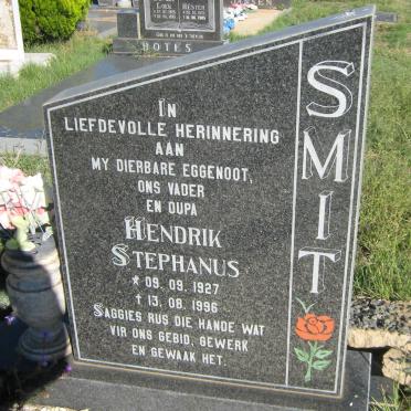 SMIT Hendrik Stephanus 1927-1996