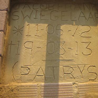 SWIEGELAAR Jacob Frank 1972-2013