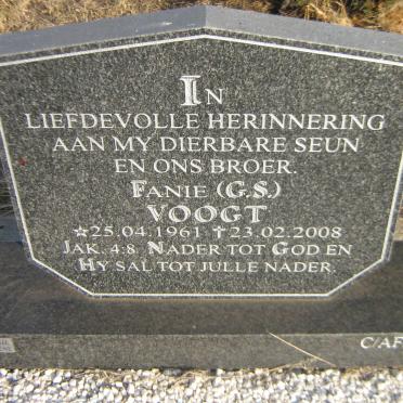 VOOGT G.S. 1961-2008