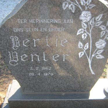 VENTER Bertie 1962-1978