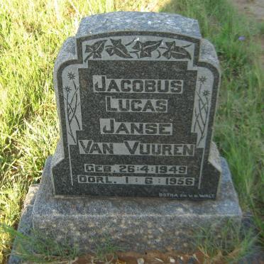 VUUREN Jacobus Lucas, Janse van 1949-1956