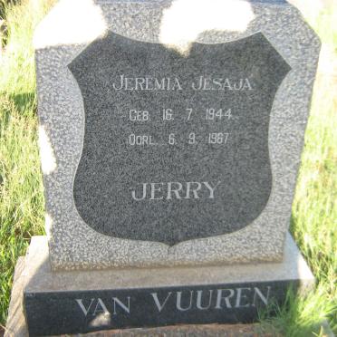 VUUREN Jeremia Jesaja, van 1944-1967