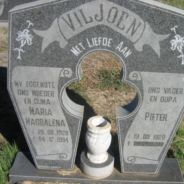 VILJOEN Pieter 1928- &amp; Maria Magdalena 1928-1994