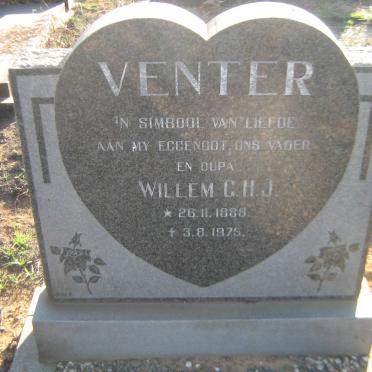 VENTER Willem G.H.J. 1888-1975