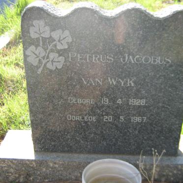 WYK Petrus Jacobus, van 1928-1967