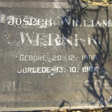 WERNER Joseph William 1908-1984
