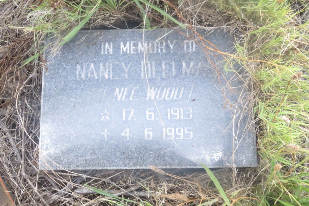 DEELMAN Nancy nee WOOD 1913-1995