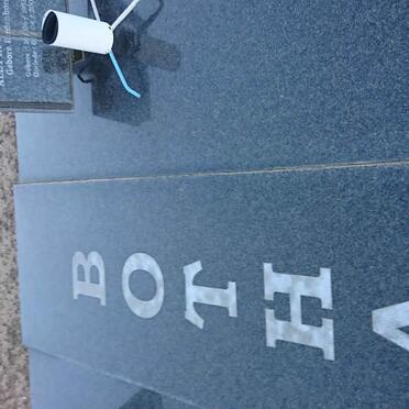 BOTHA Alwyn J. 1943- &amp; Aletta C.S. BARDENHORST 1951-2007