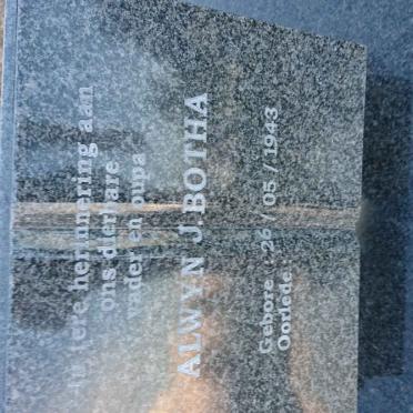 BOTHA Alwyn J. 1943- &amp; Aletta C.S. BARDENHORST 1951-2007
