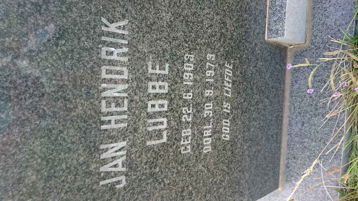 LUBBE Jan Hendrik 1903-1973