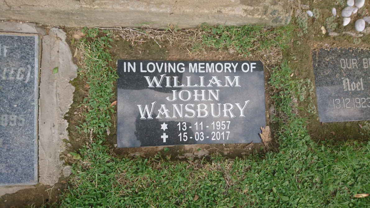 WANSBURY William John 1957-2017