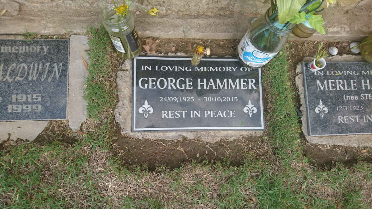 HAMMER George 1925-2015