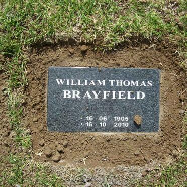 BRAYFIELD William Thomas 1905-2010 &amp; Margery Olive HENDERSON 1911-1998