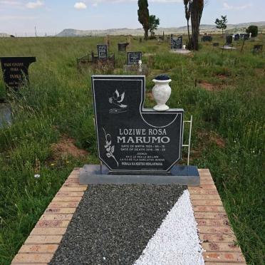 MARUMO Loziwe Rosa 1925-2010