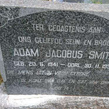 SMITH Adam Jacobus 1941-1959