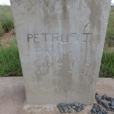 BOUWER Petrus J. 1915-1934