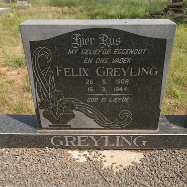 GREYLING Felix 1908-1944