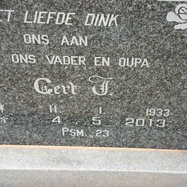 GREYLING Gert F. 1933-2013 &amp; Engela C. RABIE 1929-1997 