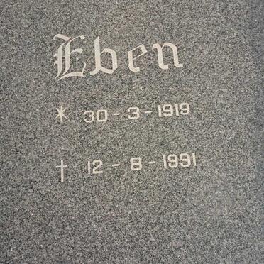 POTGIETER Eben 1919-1991 &amp; Rina 1919-1996 