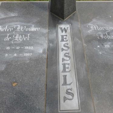 WESSELS Pieter Wouter de Wet 1933-1987 &amp; Margaretha Johanna 1932- 