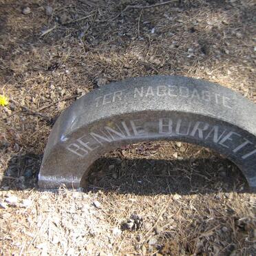 BURNETT Bennie 1939-1999