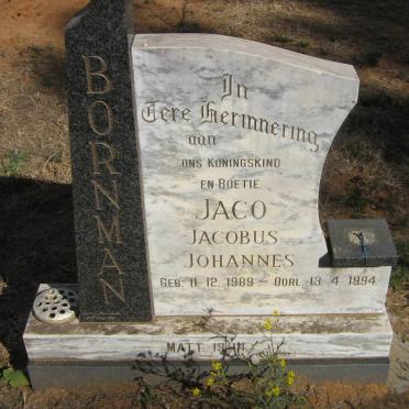 BORNMAN Jacobus Johannes 1989-1994