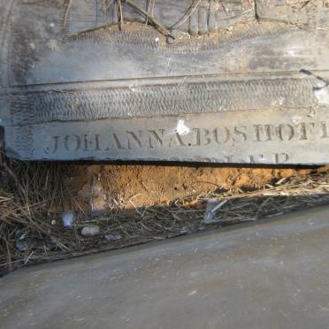 BOSHOFF Johanna nee GROBLER 1865-1944