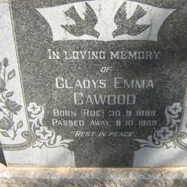 CAWOOD Gladys Emma nee ROE 1889-1959