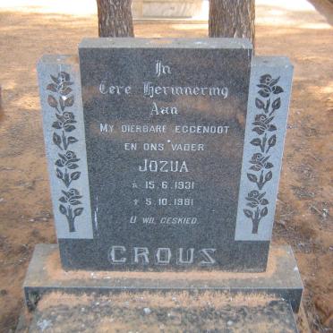 CROUS Jozua 1931-1981