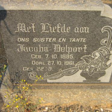 DELPORT Jacoba 1885-1961