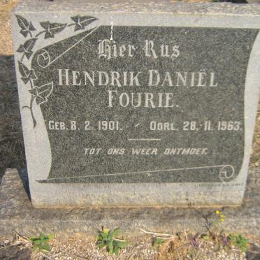 FOURIE Hendrik Daniël 1901-1963