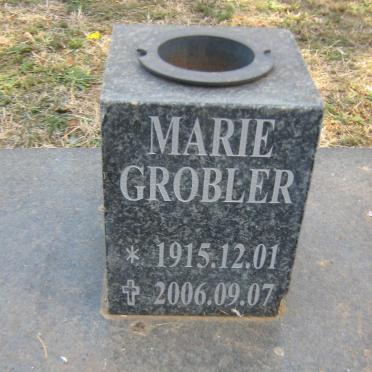 GROBLER Marie 1915-2006