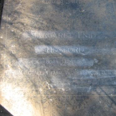 HOSFORD Margaret Enid 1891-1971