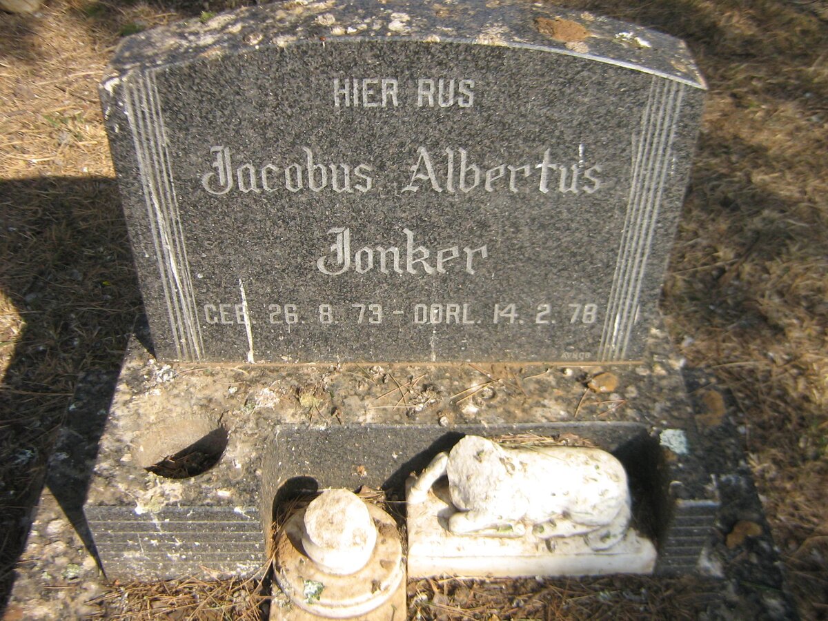 JONKER Jacobus Albertus 1973-1978