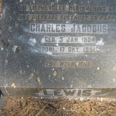 LEWIS Charles Jacobus 1904-1951