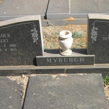 MYBURGH Gert 1920-1975 &amp; Henrietta Catharina BESTER 1923-1979