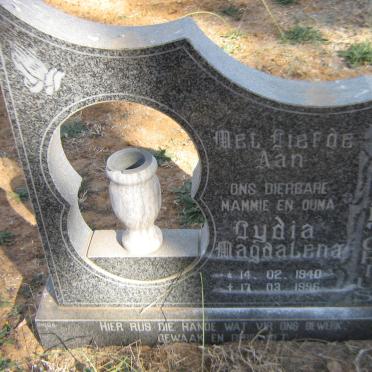 PRETORIUS Lydia Magdalena 1940-1996