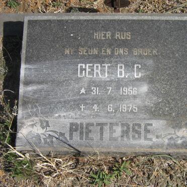 PIETERSE Gert B.C. 1956-1975