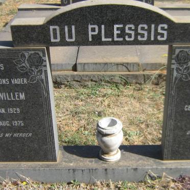 PLESSIS Pieter Willem, du 1929-1975 &amp; Hester Sophia DIPPENAAR 1926-2013