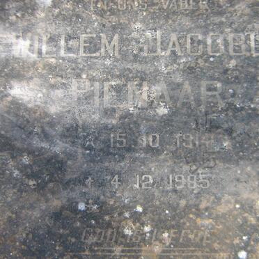 PIENAAR Willem Jacobus 191?-1985