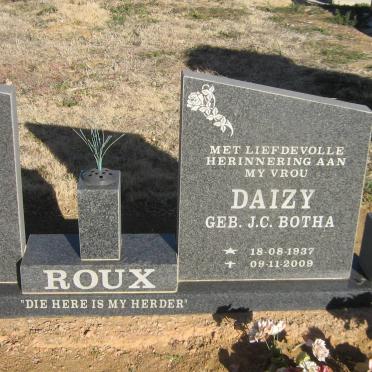 ROUX J.C. nee BOTHA 1937-2009