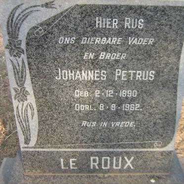 ROUX Johannes Petrus, le 1890-1962