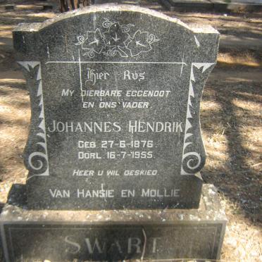 SWART Johannes Hendrik 1876-1955