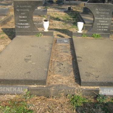 SENEKAL Salomon Ignatius 1896-1974 &amp; Susarah Elizabeth Cornelia MEINTJES 1898-1976 ::  SENEKAL Madeleine 1942-2006