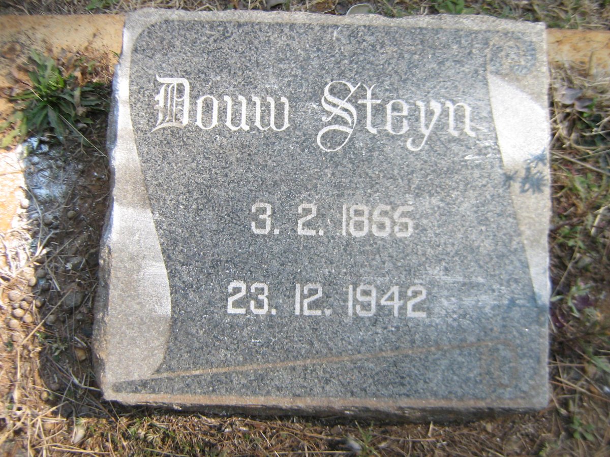 STEYN Douw 1955-1942