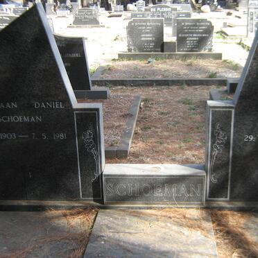 SCHOEMAN Christiaan Daniël 1903-1981 &amp; Elizabeth Cornelia 1907-1993